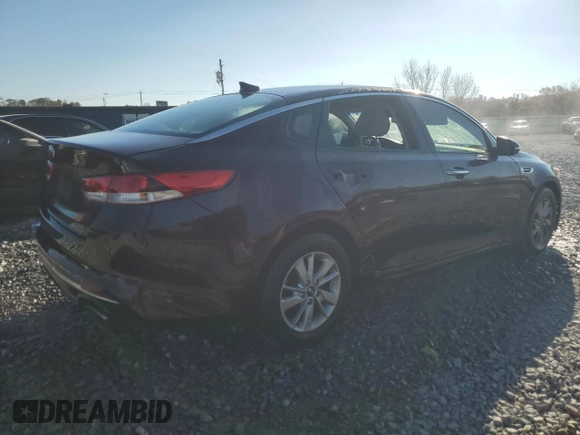 2016 Kia Optima LX with VIN 5XXGT4L3XGG017741, listed as a Copart auction lot 83065824 with 158,453 mi miles and Salvage Title. Bid and sale history available at DreamBid. Image 3.