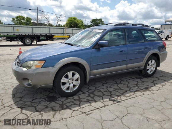 2005 Subaru Legacy Outback Limited with VIN 4S4BP62CX57302002, listed as a Copart auction lot 64378115 with 107,943 mi miles and Salvage title. Bid and sale history available at DreamBid. Image 1.