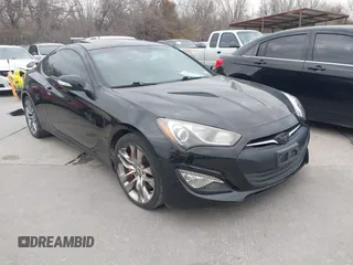 2013 Hyundai Genesis Coupe R-Spec with VIN KMHHU6KJ9DU089240, listed as a IAAI auction lot 41451355 with 163,850 mi miles and . Bid and sale history available at DreamBid. Image 1.