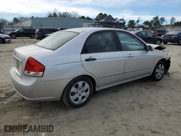 2009 Kia Spectra EX z VIN KNAFE222695665181, wystawiony jako Copart lot #42852235 z przebiegiem 234 852 mil mil oraz Szkoda całkowita • Salvage title. Historia ofert i sprzedaży dostępna na DreamBid. Obrazek 3.