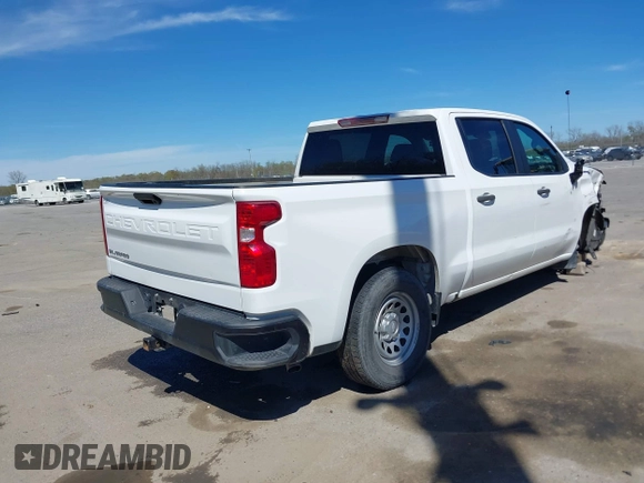 2022 Chevrolet Silverado 1500 Work Truck with VIN 3GCPAAEK6NG553122, listed as a IAAI auction lot 41804956 with 88,933 mi miles and . Bid and sale history available at DreamBid. Image 4.
