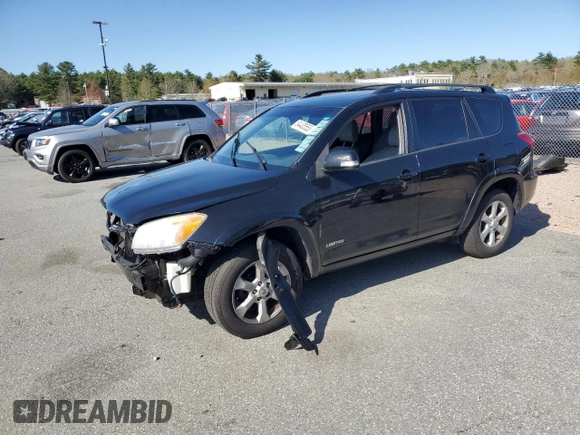 2012 Toyota RAV4 Limited with VIN 2T3DF4DV3CW207902, listed as a Copart auction lot 54400555 with 206,268 mi miles and Salvage Title. Bid and sale history available at DreamBid. Image 1.