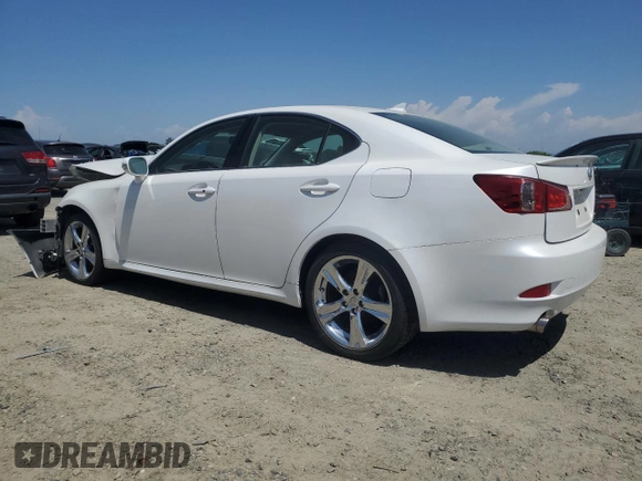 2011 Lexus IS 250 with VIN JTHBF5C2XB5132253, listed as a Copart auction lot 55254745 with 106,715 mi miles and Clean Title. Bid and sale history available at DreamBid. Image 2.