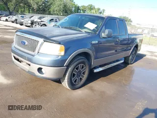 2006 Ford F-150 XLT with VIN 1FTPX12536NA29691, listed as a IAAI auction lot 42162776 with 222,417 mi miles. Bid and sale history available at carsss.com. Image 2.