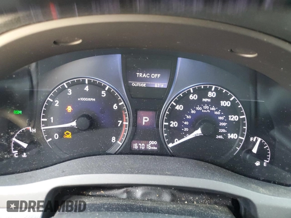 2015 Lexus RX 350 with VIN JTJZK1BA4F2420805, listed as a Copart auction lot 59491335 with 167,016 mi miles and Salvage title. Bid and sale history available at DreamBid. Image 9.
