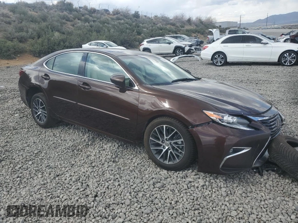 2017 Lexus ES with VIN 58ABK1GG4HU037959, listed as a Copart auction lot 53280735 with 0 mi miles and Salvage Title. Bid and sale history available at carsss.com. Image 4.