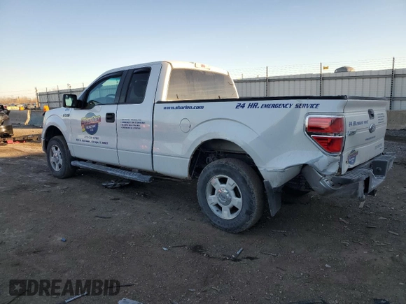 2013 Ford F-150 XL with VIN 1FTEX1CM2DFD53719, listed as a Copart auction lot 42624595 with 197,015 mi miles and Salvage title. Bid and sale history available at DreamBid. Image 2.