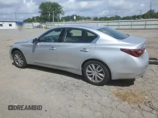 2020 Infiniti Q50 Pure with VIN JN1EV7AP6LM207293, listed as a Copart auction lot 60029065 with 43,872 mi miles and Salvage title. Bid and sale history available at DreamBid. Image 2.
