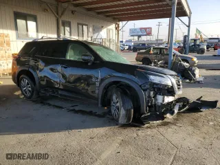 2022 Nissan Pathfinder SL with VIN 5N1DR3CA7NC231153, listed as a Copart auction lot 87901495 with 25,449 mi miles and Salvage Title. Bid and sale history available at carsss.com. Image 4.
