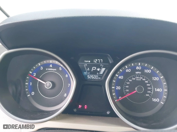2016 Hyundai Elantra Value Edition with VIN KMHDH4AE1GU588520, listed as a IAAI auction lot 40841547 with 92,600 mi miles. Bid and sale history available at carsss.com. Image 7.
