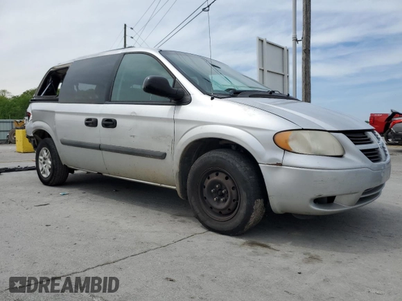 2005 Dodge Caravan SE with VIN 1D4GP24R95B273273, listed as a Copart auction lot 53944395 with 168,324 mi miles and Salvage Title. Bid and sale history available at carsss.com. Image 4.