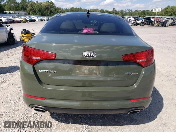 2013 Kia Optima EX с VIN 5XXGN4A77DG108218, выставлен на аукционе Copart как лот 57728815 с пробегом 162 475 миль миль и Списание • Salvage title. История ставок и продаж доступна на DreamBid. Изображение 6.