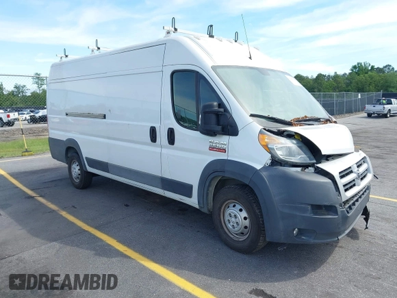 2015 Ram ProMaster Cargo with VIN 3C6URVJG7FE516864, listed as a IAAI auction lot 42206140 with 103,174 mi miles and . Bid and sale history available at DreamBid. Image 1.