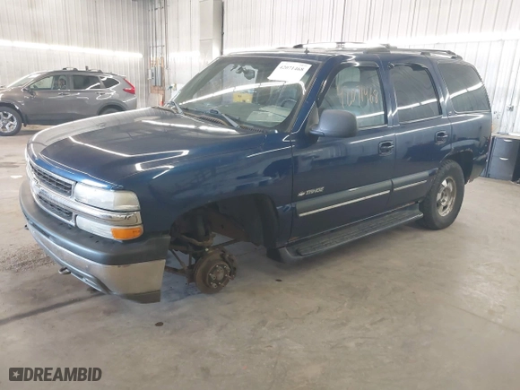 2002 Chevrolet Tahoe LT with VIN 1GNEK13Z92J160981, listed as a IAAI auction lot 42071468 with 306,309 mi miles. Bid and sale history available at carsss.com. Image 2.