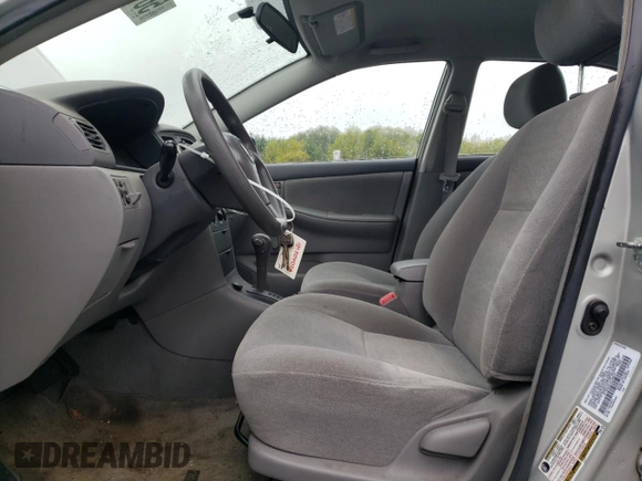 2004 Toyota Corolla CE with VIN 2T1BR32E24C299947, listed as a Copart auction lot 56100125 with 37,168 mi miles and Clean Title. Bid and sale history available at DreamBid. Image 7.