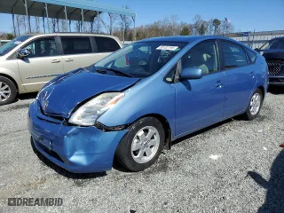2005 Toyota Prius with VIN JTDKB20U253029507, listed as a Copart auction lot 50132795 with 99,744 mi miles and Salvage Title. Bid and sale history available at carsss.com. Image 1.