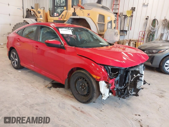 2020 Honda Civic LX with VIN 2HGFC2F63LH507310, listed as a IAAI auction lot 42180914 with 54,599 mi miles and . Bid and sale history available at DreamBid. Image 1.