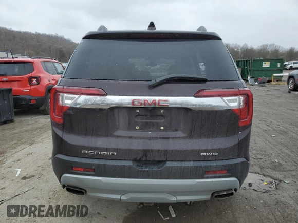 2021 GMC Acadia SLE with VIN 1GKKNRLS1MZ114350, listed as a Copart auction lot 47606685 with 78,538 mi miles and Salvage title. Bid and sale history available at DreamBid. Image 6.