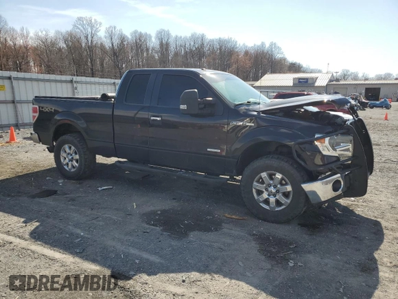 2014 Ford F-150 XL with VIN 1FTFX1ET1EKD01029, listed as a Copart auction lot 50314565 with 161,177 mi miles and Salvage Title. Bid and sale history available at carsss.com. Image 4.