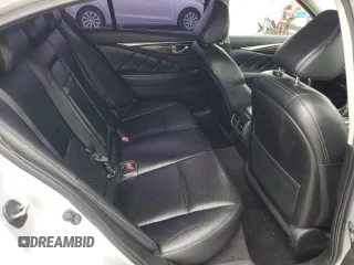 2015 Infiniti Q50 Sport with VIN JN1BV7AP7FM343293, listed as a Copart auction lot 53559645 with 123,386 mi miles and Salvage title. Bid and sale history available at DreamBid. Image 10.