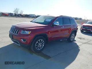 2015 Jeep Grand Cherokee Limited with VIN 1C4RJFBG5FC836296, listed as a IAAI auction lot 41803918 with 173,828 mi miles. Bid and sale history available at carsss.com. Image 2.