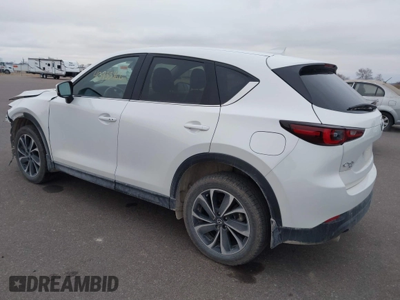 2023 Mazda CX-5 2.5 S Premium Plus Package with VIN JM3KFBEM8P0172177, listed as a IAAI auction lot 40933466 with 39,534 mi miles. Bid and sale history available at carsss.com. Image 3.