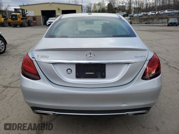 2019 Mercedes-Benz C 300 with VIN 55SWF8EB9KU320762, listed as a Copart auction lot 53049015 with Not Provided miles and Salvage Title. Bid and sale history available at carsss.com. Image 6.