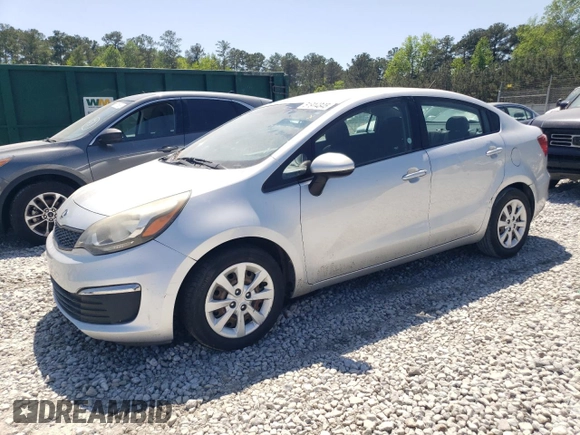 2016 Kia Rio LX with VIN KNADM4A38G6594881, listed as a Copart auction lot 51914845 with 160,553 mi miles and Clean Title. Bid and sale history available at DreamBid. Image 1.
