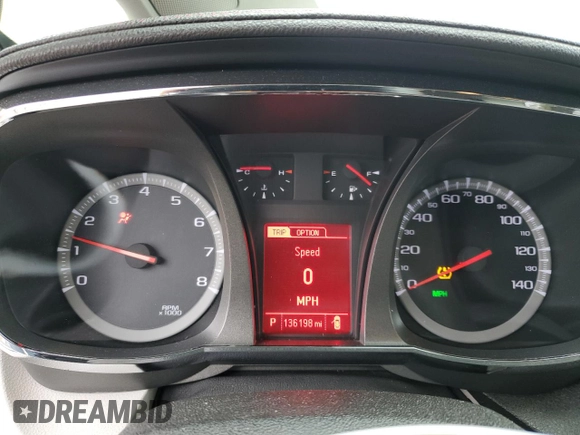 2013 GMC Terrain SLT with VIN 2GKFLVEK4D6389820, listed as a Copart auction lot 52889215 with 136,198 mi miles and Salvage title. Bid and sale history available at DreamBid. Image 9.
