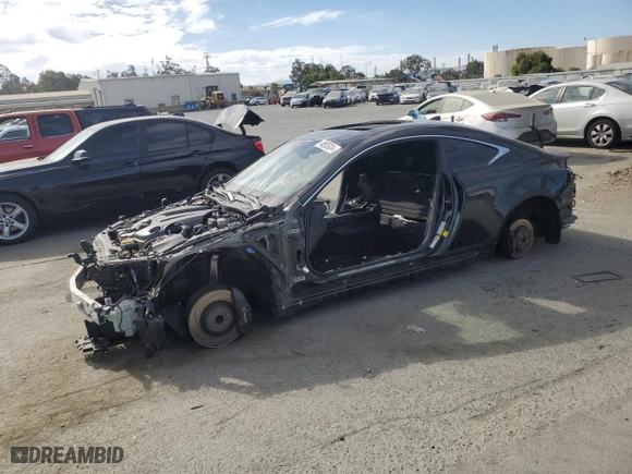 2015 Lexus RC F with VIN JTHHP5BC2F5003057, listed as a Copart auction lot 74505324 with 0 mi miles and Salvage Title. Bid and sale history available at carsss.com. Image 1.