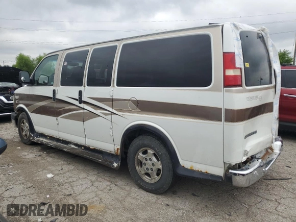 2003 Chevrolet Express Cargo YF7 Upfitter with VIN 1GBFG15T731232886, listed as a Copart auction lot 63531595 with 172,523 mi miles and Salvage title. Bid and sale history available at DreamBid. Image 2.