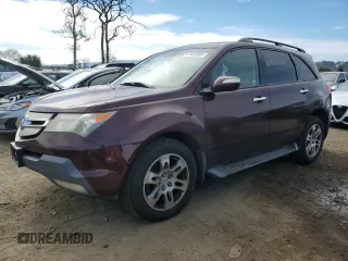 2009 Acura MDX Tech Pkg with VIN 2HNYD28629H533594, listed as a Copart auction lot 47482895 with 199,366 mi miles and Salvage Title. Bid and sale history available at carsss.com. Image 1.