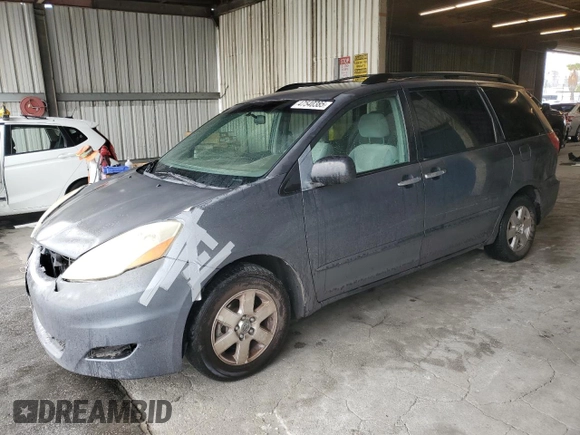 2007 Toyota Sienna CE with VIN 5TDZK23C47S064469, listed as a Copart auction lot 47540385 with 191,130 mi miles and Salvage Title. Bid and sale history available at carsss.com. Image 1.