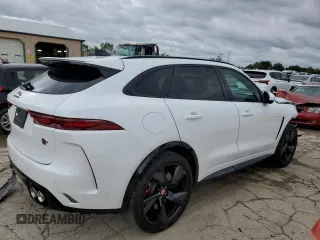 2023 Jaguar F-Pace SVR with VIN SADCZ2EE6PA712007, listed as a Copart auction lot 54000874 with 307 mi miles and Salvage Title. Bid and sale history available at DreamBid. Image 3.