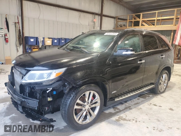 2014 Kia Sorento SX with VIN 5XYKWDA73EG501041, listed as a Copart auction lot 80452894 with 147,091 mi miles and Salvage Title. Bid and sale history available at carsss.com. Image 1.