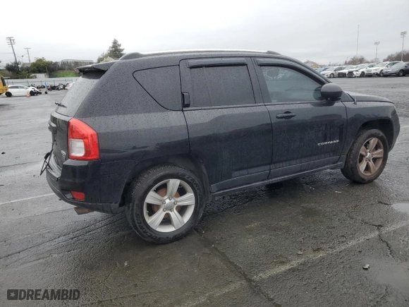 2012 Jeep Compass Latitude with VIN 1C4NJCEB2CD677210, listed as a Copart auction lot 43363575 with 144,810 mi miles and Salvage Title. Bid and sale history available at carsss.com. Image 3.