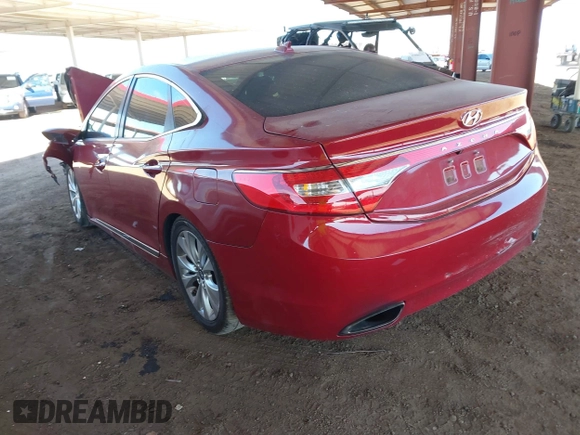 2013 Hyundai Azera with VIN KMHFG4JG5DA218679, listed as a IAAI auction lot 41889268 with Not Provided miles and . Bid and sale history available at DreamBid. Image 3.