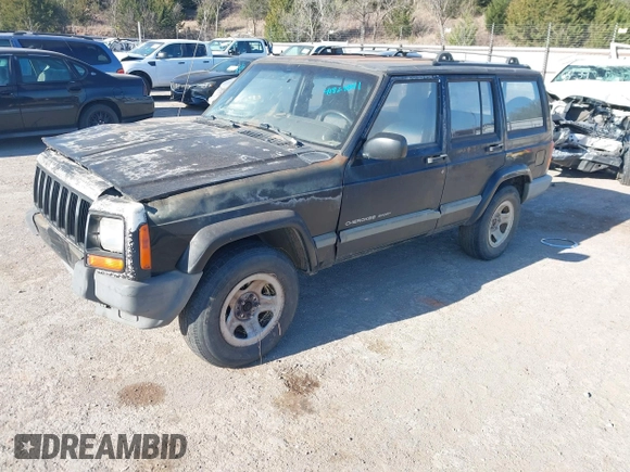 2001 Jeep Cherokee Sport with VIN 1J4FT48SX1L581192, listed as a IAAI auction lot 41828841 with 315,822 mi miles. Bid and sale history available at carsss.com. Image 2.
