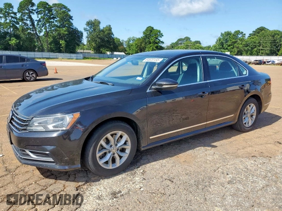 2017 Volkswagen Passat S with VIN 1VWAT7A31HC039975, listed as a Copart auction lot 64820155 with 134,050 mi miles and Salvage title. Bid and sale history available at DreamBid. Image 1.