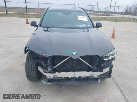 2022 BMW X3 sDrive30i with VIN 5UX43DP09N9J17924, listed as a IAAI auction lot 41586274 with 33,607 mi miles and . Bid and sale history available at DreamBid. Image 13.