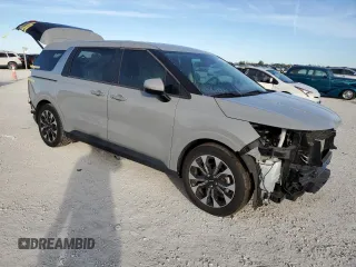 2022 Kia Carnival EX with VIN KNDNC5H38N6147034, listed as a Copart auction lot 86811174 with 22,580 mi miles and Salvage Title. Bid and sale history available at carsss.com. Image 4.