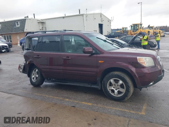 2007 Honda Pilot EX-L with VIN 2HKYF18547H533084, listed as a IAAI auction lot 41729988 with 199,886 mi miles and . Bid and sale history available at DreamBid. Image 12.