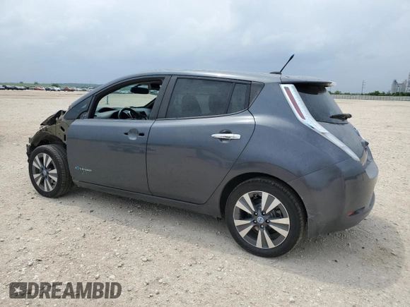 2013 Nissan LEAF S with VIN 1N4AZ0CP1DC421738, listed as a Copart auction lot 55237555 with 60,851 mi miles and Salvage title. Bid and sale history available at DreamBid. Image 2.