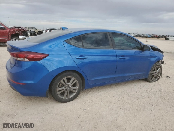 2018 Hyundai Elantra Value Edition with VIN KMHD84LF4JU609275, listed as a Copart auction lot 45333445 with 162,892 mi miles and Salvage Title. Bid and sale history available at carsss.com. Image 3.