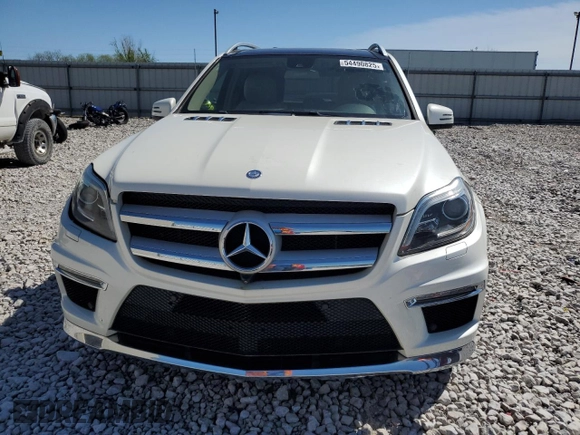 2015 Mercedes-Benz GL-Class GL 550 with VIN 4JGDF7DE9FA467835, listed as a Copart auction lot 54490825 with 0 mi miles and Salvage Title. Bid and sale history available at carsss.com. Image 5.