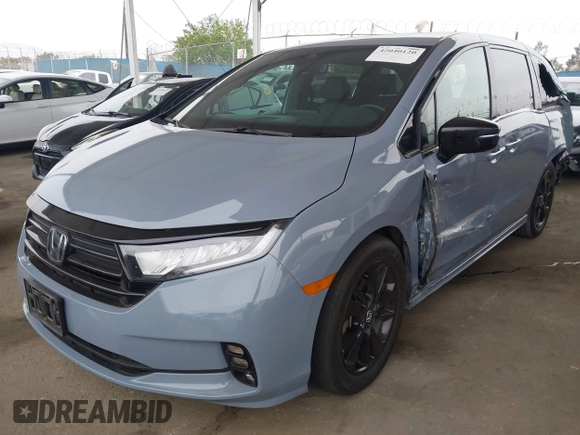 2023 Honda Odyssey Sport z VIN 5FNRL6H75PB074822, wystawiony jako IAAI lot #42040120 z przebiegiem 158 657 mil mil oraz . Historia ofert i sprzedaży dostępna na DreamBid. Obrazek 18.