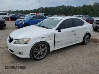 2008 Lexus IS 250 with VIN JTHBK262582082071, listed as a Copart auction lot 54206675 with 221,953 mi miles and Salvage Title. Bid and sale history available at carsss.com. Image 1.