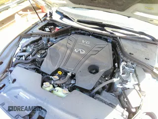 2020 Infiniti Q50 Red Sport 400 with VIN JN1FV7AP2LM630098, listed as a IAAI auction lot 41828404 with 33,962 mi miles and . Bid and sale history available at DreamBid. Image 10.