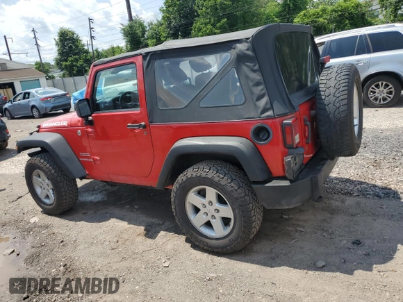 2012 Jeep Wrangler Sport with VIN 1C4AJWAG9CL212222, listed as a Copart auction lot 61919275 with 183,729 mi miles and Clean title. Bid and sale history available at DreamBid. Image 2.