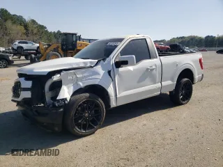 2023 Ford F-150 XL with VIN 1FTMF1C55PKG19205, listed as a Copart auction lot 50151545 with 25,340 mi miles and Salvage title. Bid and sale history available at DreamBid. Image 1.